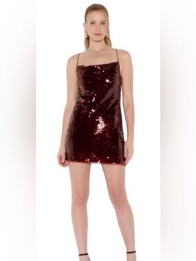 wild fable Red Sequin Mini Dress (multiple sizes)